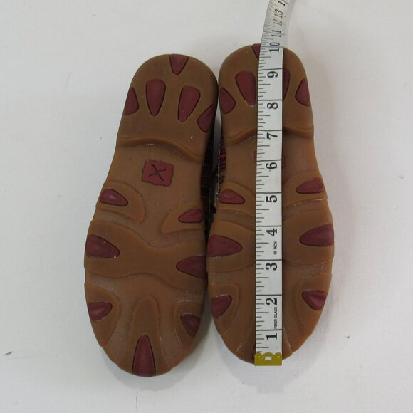 Twisted X Boots Red/Multi Women's Boat Shoes Driving Mocs D Toe Size 7 - Picture 11 of 11